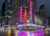 Radio City with christmas decoration Manhattan, New York City, USA [AWL110002542]