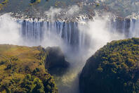 Victoria Falls, Zambesi River, Zambia - Zimbabwe border. [AWL110002565]
