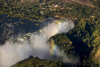 Aerial of Victoria Falls, Zimbabwe [AWL110002591]