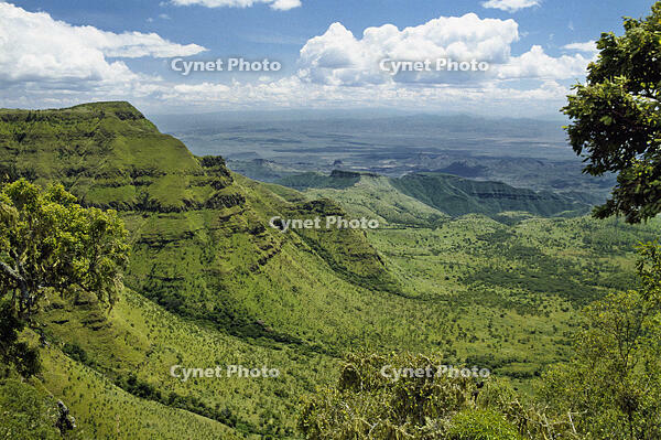 The magnificent view from the eastern escarpment of the Great Rift Valley at Poro near Maralal. [AWL110001687]
