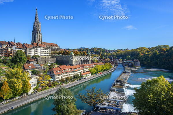 Berner M?nster with Aare, Switzerland [AWL110001723]
