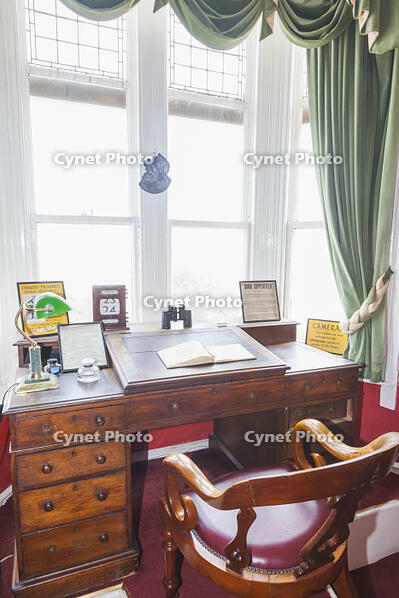 England, Kent, Broadstairs, Bleak House, The Charles Dickens Study and Writing Desk [AWL110001779]