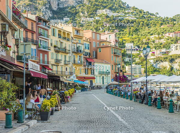 Restaurants in Villefrance Sur Mer, Provence Alpes Cote d azur, French Riviera, France. [AWL110001912]