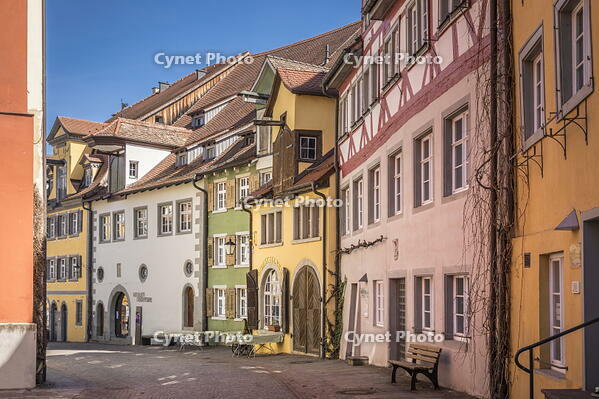 Vorburggasse in the old town of Meersburg, Baden-Wurttemberg, Germany [AWL110001923]