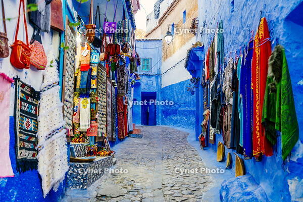 Chefchaouen, the Blue City in Morocco, North Africa [AWL110001955]