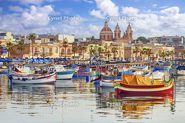 Fishing Harbor of Marsaxlokk, Malta [AWL110002030]