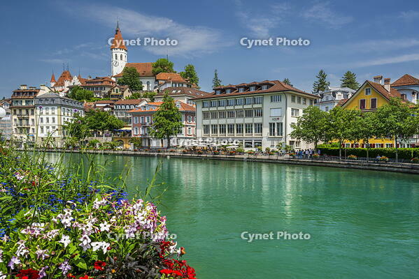 Old town and Aar river, Thun, Canton of Bern, Switzerland [AWL110002062]
