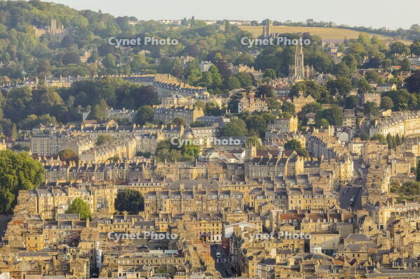 England, Somerset, Bath, City Centre View [AWL110002066]