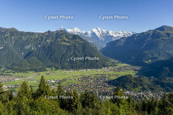 Interlaken from Harder Kulm, Berner Oberland, Switzerland [AWL110002082]