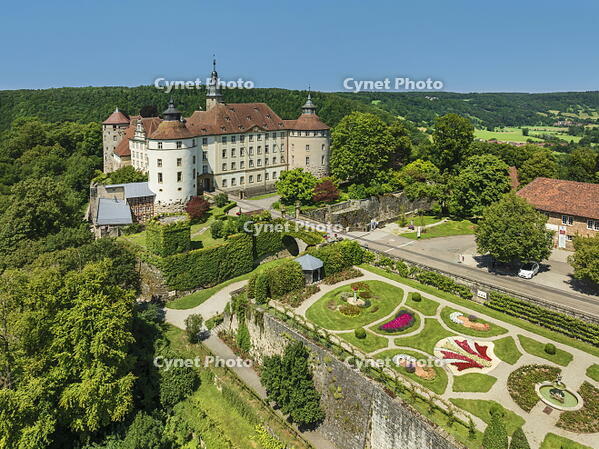 Schloss Langenburg Castle, Langenburg, Hohenlohe, Baden-W&frac14;rttemberg, Germany [AWL110002090]
