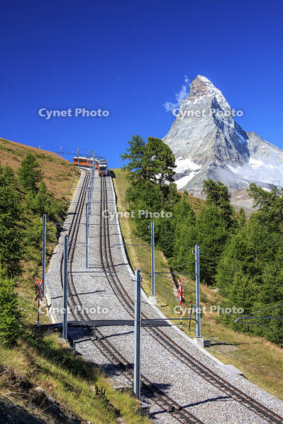 The Gornergrat Bahn train, Zermatt, Valais Switzerland [AWL110002144]