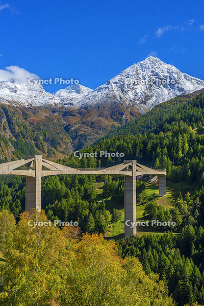 Ganter bridge of Simplon pass road, Valais, Switzerland [AWL110002156]