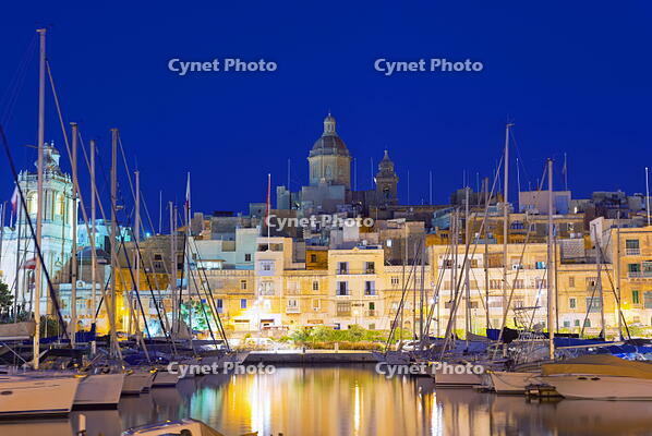 Mediterranean Europe, Malta, The Three Cities, Vittoriosa (Birgu), Grand Harbour Marina [AWL110002460]
