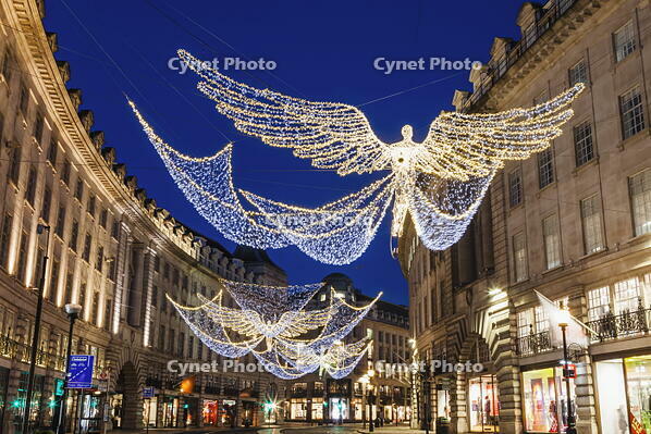 England, London, Regent Street, Christmas Lights [AWL110002518]