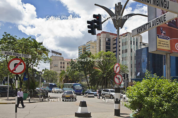 Kenya, Nairobi, Kenyatta Avenue. [AWL110002572]