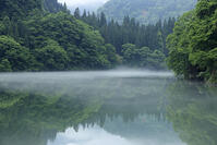 只見川の霧の霧幻峡 [GMA110011414]