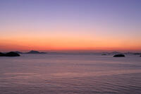 瀬戸大橋付近より瀬戸内海の夕景 [GMA110011748]