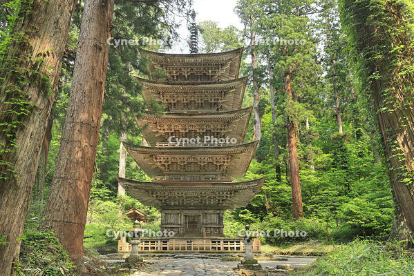 羽黒山の五重塔 [GMA110011481]