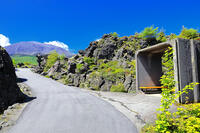 浅間山の麓に広がる溶岩の鬼押出し園 [THI110053423]