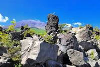 浅間山の麓に広がる溶岩の鬼押出し園 [THI110053426]