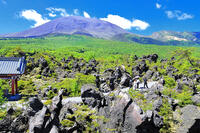 浅間山の麓に広がる溶岩の鬼押出し園 [THI110053429]