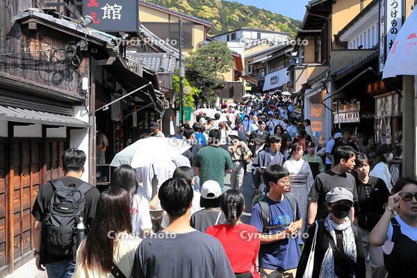 清水寺の参道のにぎわい [THI110053175]