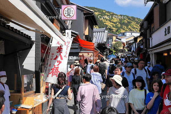 清水寺の参道のにぎわい [THI110053178]