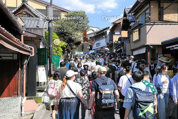 清水寺の参道のにぎわい [THI110053206]