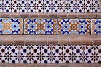 Ceramic tiles on the stairs outdoor in Sharm el-Sheih [IBR123380195]