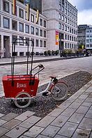 IBike, Inforad, cargo bike of the House of Tourism, tourist office, town hall, market square, Stuttgart, Baden-Württemberg, Germany [IBR112672588]