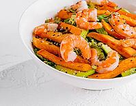 Food, Poke bowl with prawn with sweet potato [IBR123622499]