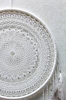 Dream catcher with feathers threads and beads rope hanging. Dreamcatcher handmade [IBR123639563]