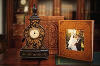 Brown natural leather classic wedding photobook and album [IBR123675153]