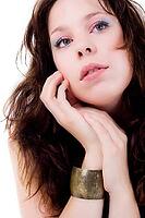 Young beauty woman posing with natural make-up [IBR123700075]