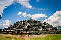 Impressive Borobudur temple in Jawa in Indonesia [IBR123713332]