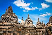 View of Borobudur temple in Jawa in Indonesia [IBR123713338]