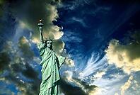 The Statue of Liberty at Sunset, New York City [IBR123723147]