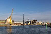 Waterfront industrial building, Porto Marghera, Port, Venice, Italy [IBR123774775]