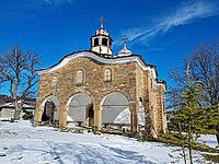 Church of the Nativity of the Virgin, Architectural reserve Staro Stefanovo, Bulgaria. Kirche der Geburt der Jungfrau Maria, Architekturreservat Staro Stefanovo, Bulgarien [IBR123790599]