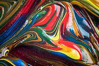 Close up of different color oil paint [IBR123878817]