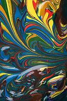 Close up of different color oil paint [IBR123878818]