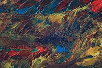 Close up of different color oil paint [IBR123878820]