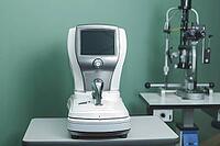 Medical optometrist equipment used for eye exams [IBR123878833]