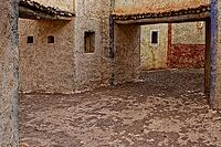 Abandoned and deserted city in Ouarzazate, Morocco. The area also is being used as film studios [IBR123878862]