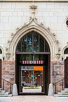 Historic Oberpostdirektion building on Reichsstraße 11, Art Nouveau villas and Wilhelminian era buildings on Kaßberg, Chemnitz, Saxony, Germany [IBR123911483]