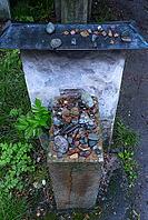 Tombstone at the Jewish cemetery of the Remuh Synagogue, Kazimierz Jewish District, Krakow, Poland [IBR123911505]