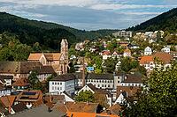 Monastery and monastery church, Alpirsbach, Northern Black Forest, Black Forest, Baden-Württemberg, Germany [IBR123911528]