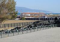 Technique and weapons of the Second World War under the open sky. Museum complex Malaya Zemlya, the city of Novorossiysk. Novorossiysk, Russia [IBR123911552]