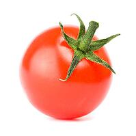 Cherry tomatoes on the white [IBR123980361]