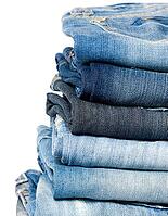 Blue denim jeans [IBR123980439]